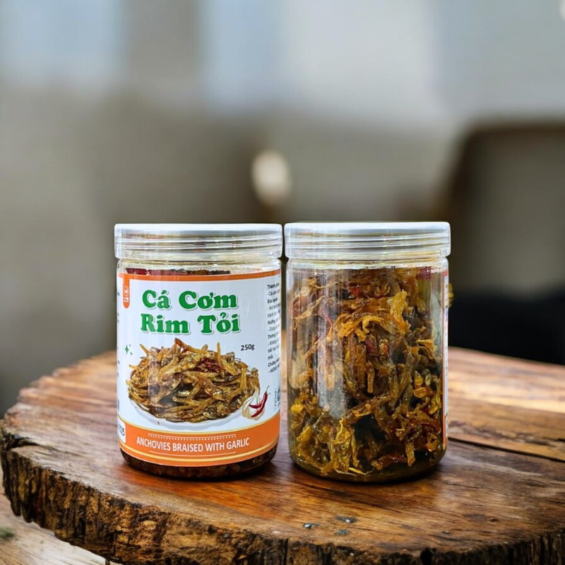 Chuyên sỉ cá Cơm Rim Tỏi Thơm Ngon 250g Chuyên sỉ cá Cơm Rim Tỏi Thơm Ngon 250g