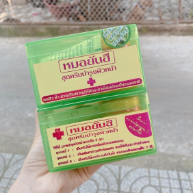 Bộ Kem Yanhee Thái Lan Xanh Lá 5 Món
