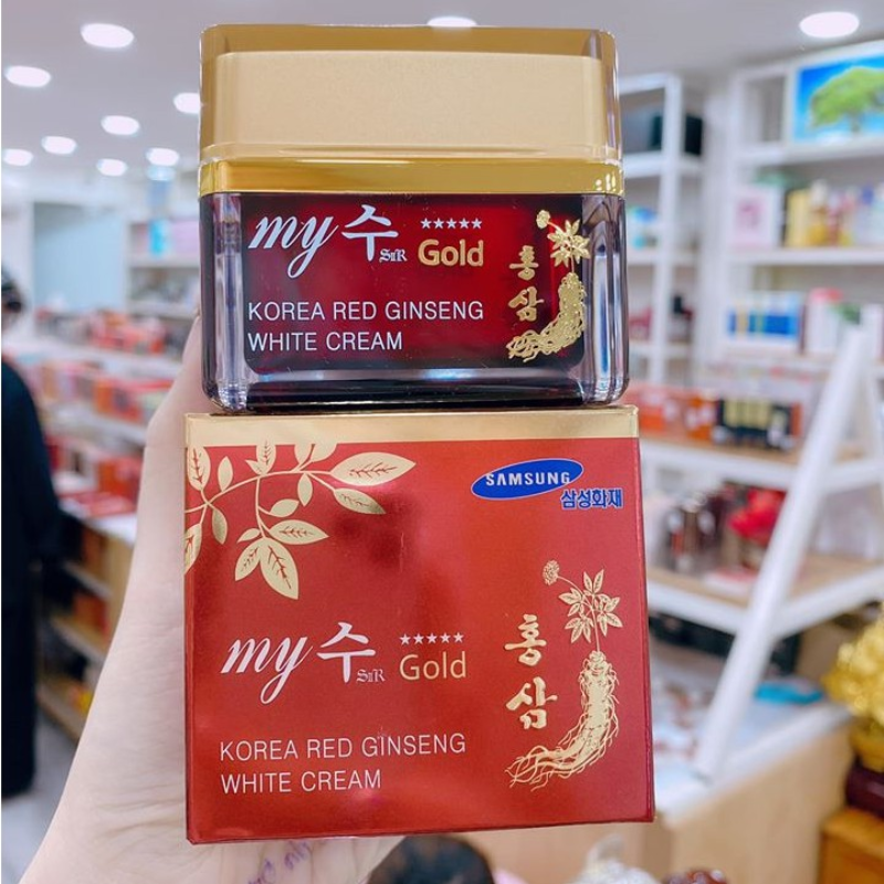 26272_6_20250418101311-3.png Kem Face Sâm My Me Gold Korea Red Ginseng Aqua Wrinkle & Whitening Cream 50ml - Hỗ Trợ Cải Thiện Da Thâm Nám Tàn Nhang - 8809451853065