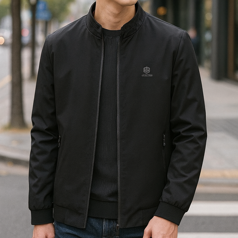 Bỏ sỉ áo Khoác Dù Nam Cổ Trụ Trong Lót Dù Sọc Có Túi Trong Cao Cấp Bỏ sỉ áo Khoác Dù Nam Cổ Trụ Trong Lót Dù Sọc Có Túi Trong Cao Cấp