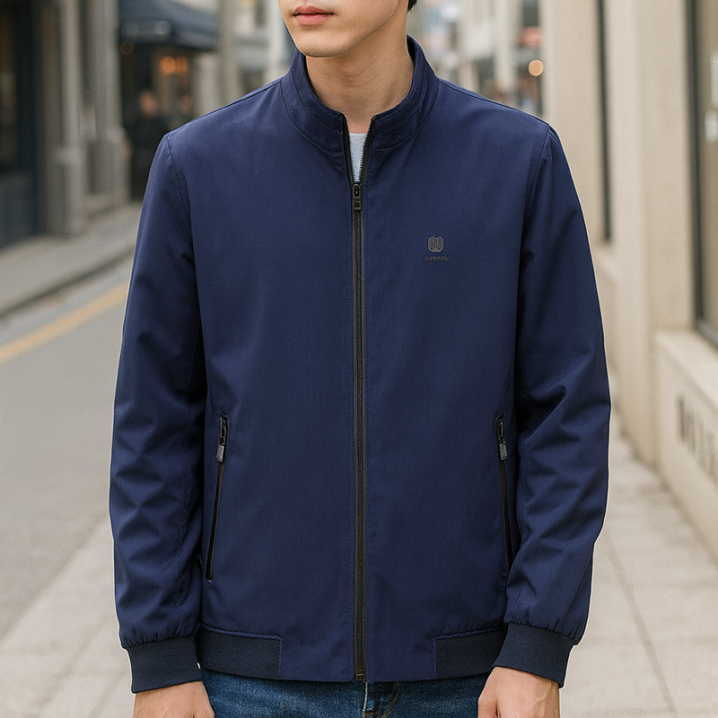 Bỏ sỉ áo Khoác Dù Nam Cổ Trụ Trong Lót Dù Sọc Có Túi Trong Cao Cấp Bỏ sỉ áo Khoác Dù Nam Cổ Trụ Trong Lót Dù Sọc Có Túi Trong Cao Cấp