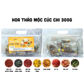 Trà Cúc Chi Thảo Mộc Túi Zip 300g - Túi 10 Gói - HTMCCTZ300G