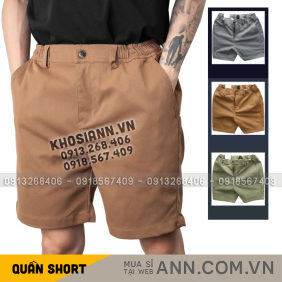 Quần Short Lưng Thun Nam Chất Liệu Lụa Chống Ngăn Dày Dặn Mặc Mát (Size Từ 50-80kg) - QB439