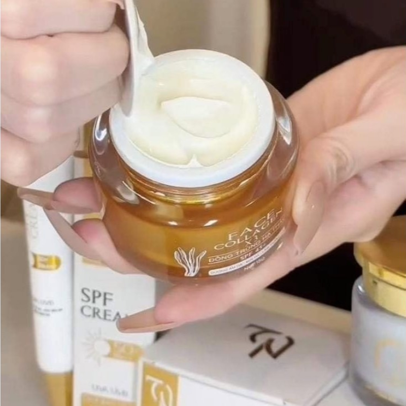 26375_6_20250507185049-9.png COMBO 7 SẢN PHẨM Collagen X3( 2 FACE NGÀY + 2 FACE ĐÊM+ CHỐNG NẮNG+ SERUM) Mỹ Phẩm Đông Anh - COMBO7SP