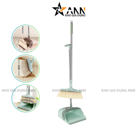 Chổi Quét Nhà Kèm Đồ Hốt Rác Gấp Gọn - CQN01