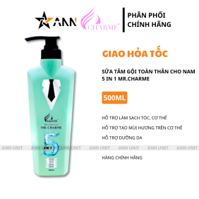 Sữa Tắm Gội Toàn Thân Mr Charme 5 In 1 Cho Nam 500ml - STGMRCHARME