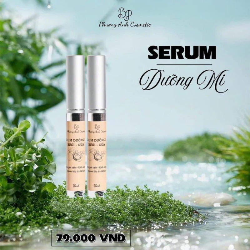 Serum Dưỡng Mi Bưởi Dừa Phương Anh Cosmetic 10ml - Hỗ Trợ Giúp Mi Mọc Khỏe Mạnh Dày Và Dài Hơn Serum Dưỡng Mi Bưởi Dừa Phương Anh Cosmetic 10ml - Hỗ Trợ Giúp Mi Mọc Khỏe Mạnh Dày Và Dài Hơn