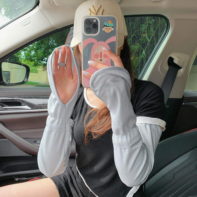 26431_7_20250611110904-1.png Cặp Găng Tay Dài Chống Nắng - Bao Tay Dài Vải Kim Cương Mềm Mịn - GTCN03