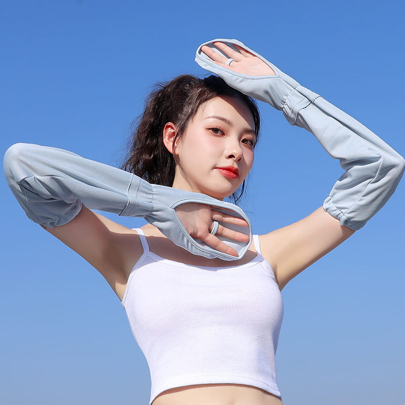 26431_8_20250611110904-1.png Cặp Găng Tay Dài Chống Nắng - Bao Tay Dài Vải Kim Cương Mềm Mịn - GTCN03