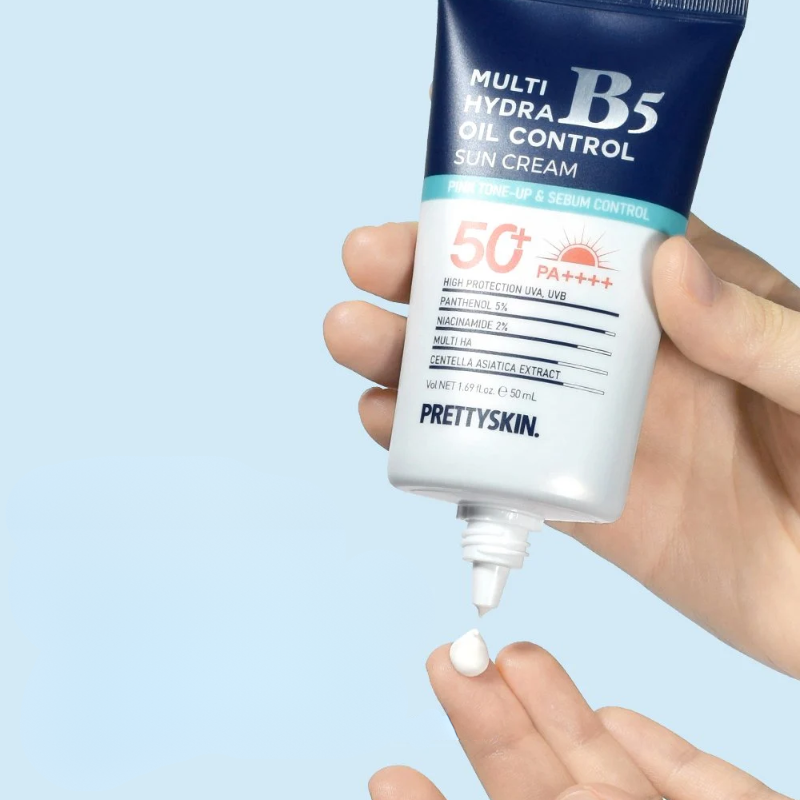 Giá sỉ kem Chống Nắng B5 PrettySkin 50ml Màu Xanh Dương Đậm - Hỗ Trợ Chống Nắng Dưỡng Sáng Cải Thiện Lão Hóa Da