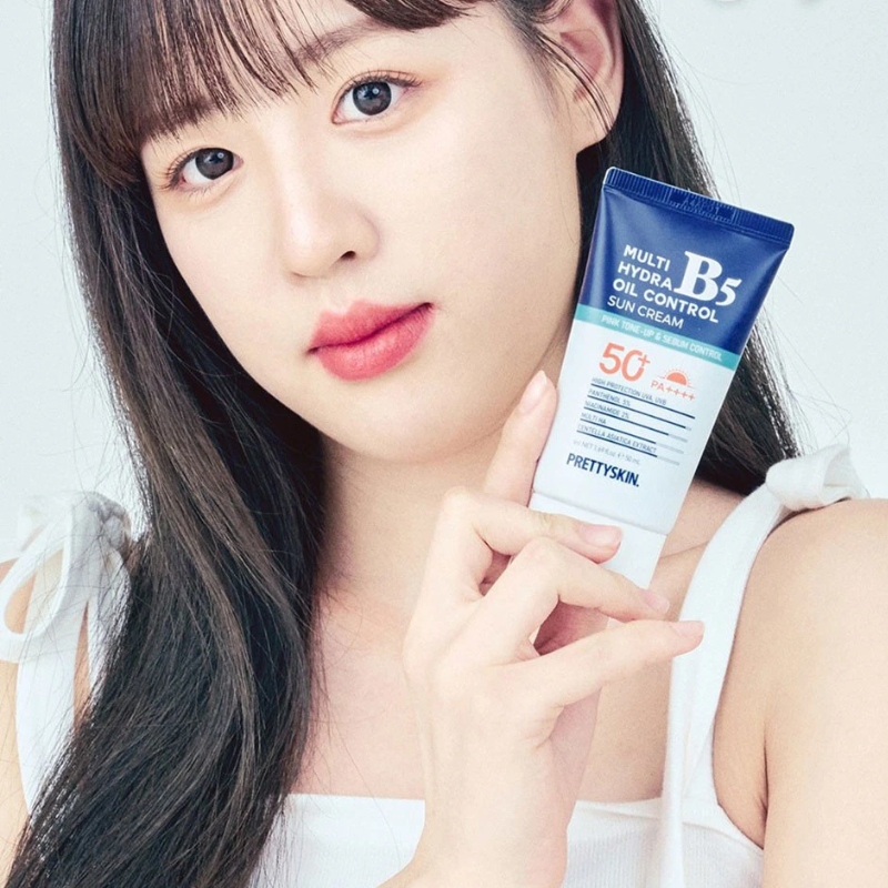Giá sỉ kem Chống Nắng B5 PrettySkin 50ml Màu Xanh Dương Đậm - Hỗ Trợ Chống Nắng Dưỡng Sáng Cải Thiện Lão Hóa Da