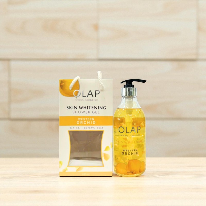 Sữa Tắm Olap Hương Hoa Lan Tây Màu Vàng Cánh Vàng 600ml Sữa Tắm Olap Hương Hoa Lan Tây Màu Vàng Cánh Vàng 600ml