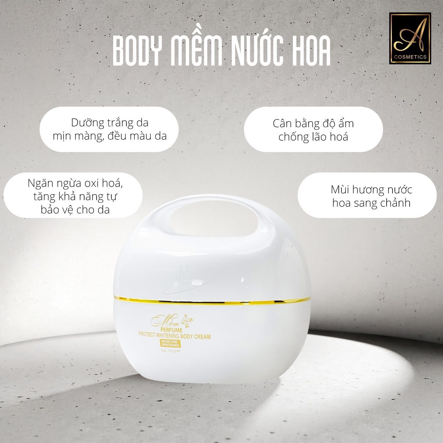 Bỏ sỉ kem Body Mềm Nước Hoa A Cosmetics Phương Anh Size To 480g