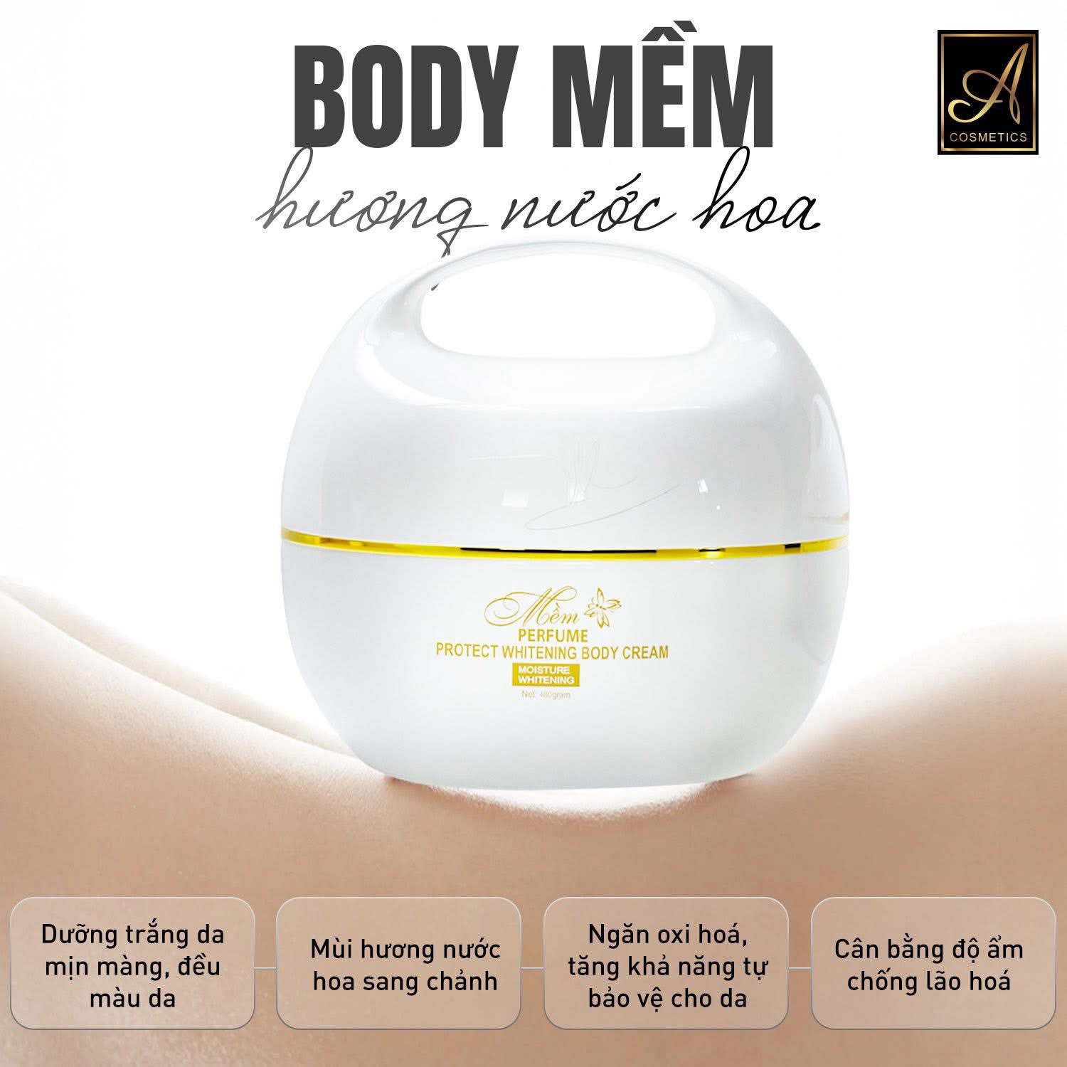 Bỏ sỉ kem Body Mềm Nước Hoa A Cosmetics Phương Anh Size To 480g