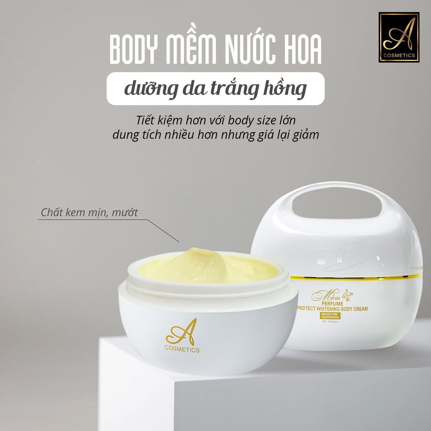 Bỏ sỉ kem Body Mềm Nước Hoa A Cosmetics Phương Anh Size To 480g