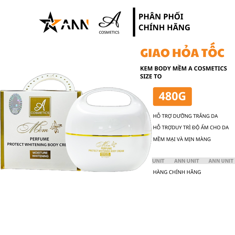 Bỏ sỉ kem Body Mềm Nước Hoa A Cosmetics Phương Anh Size To 480g