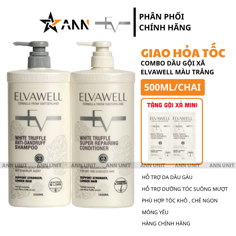 26475_15_20250716154401-2.png Combo Dầu Gội Xã Elvawell Màu Trắng 500ml Hỗ Trợ Nuôi Dưỡng Tóc Suôn Mượt Và Giảm Gàu - Tặng Gói Test Mini - CBELVAWELLTRANG