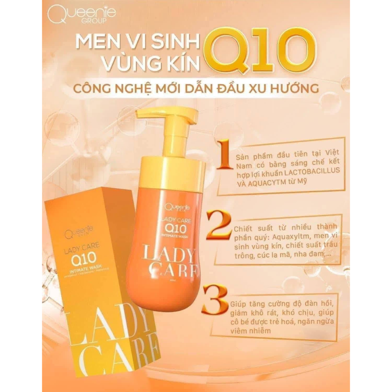 Giá sỉ dung Dịch Vệ Sinh Phụ Nữ Lady Care Q10 Queenie Skin 120ml - Hỗ Trợ Cấp Ẩm Làm Sạch Dịu Nhẹ Giá sỉ dung Dịch Vệ Sinh Phụ Nữ Lady Care Q10 Queenie Skin 120ml - Hỗ Trợ Cấp Ẩm Làm Sạch Dịu Nhẹ