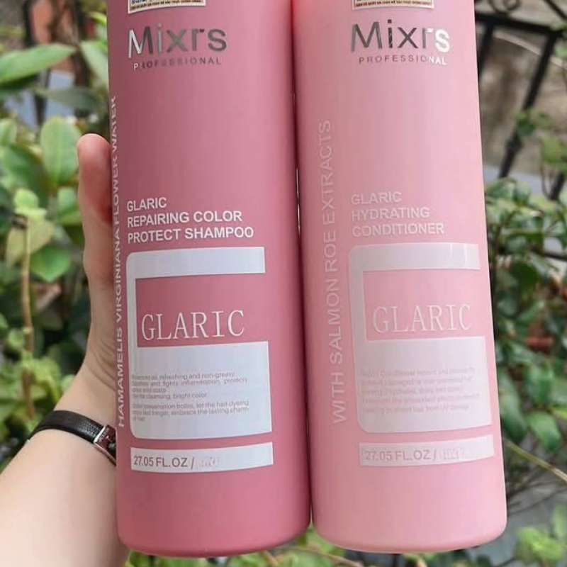 Shop sỉ combo Gội Xả Mixrs Màu Hồng 500ml