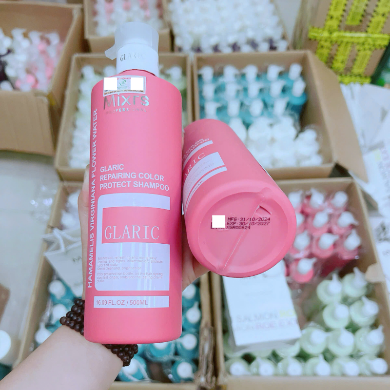 Shop sỉ combo Gội Xả Mixrs Màu Hồng 500ml