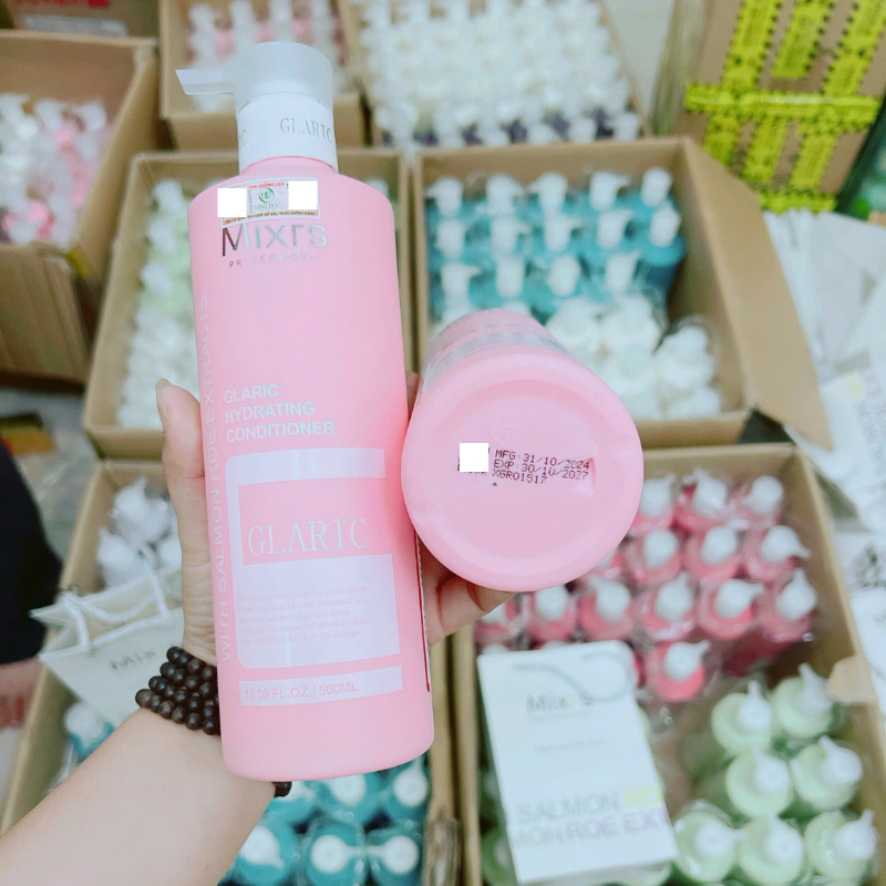 Shop sỉ combo Gội Xả Mixrs Màu Hồng 500ml