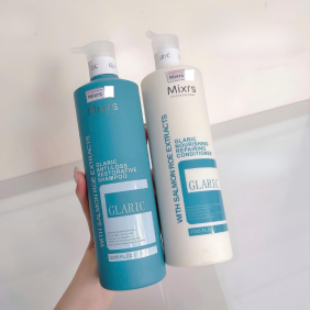 Combo Dầu Gội Xả Mixrs Màu Xanh Dương 500ml