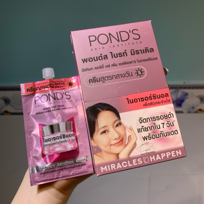 Kho sỉ kem Dưỡng Da Mặt Ponds Thái Lan Hộp 6 Gói x 6,5g Kho sỉ kem Dưỡng Da Mặt Ponds Thái Lan Hộp 6 Gói x 6,5g