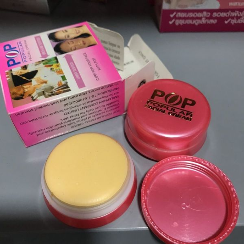 Kem Dưỡng Da Mặt Pop Thái Lan 100g Kem Dưỡng Da Mặt Pop Thái Lan 100g