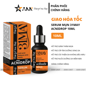 Serum Mụn 31may Acnidrop 10ml – Serum Thirtyone May - 8938562528040