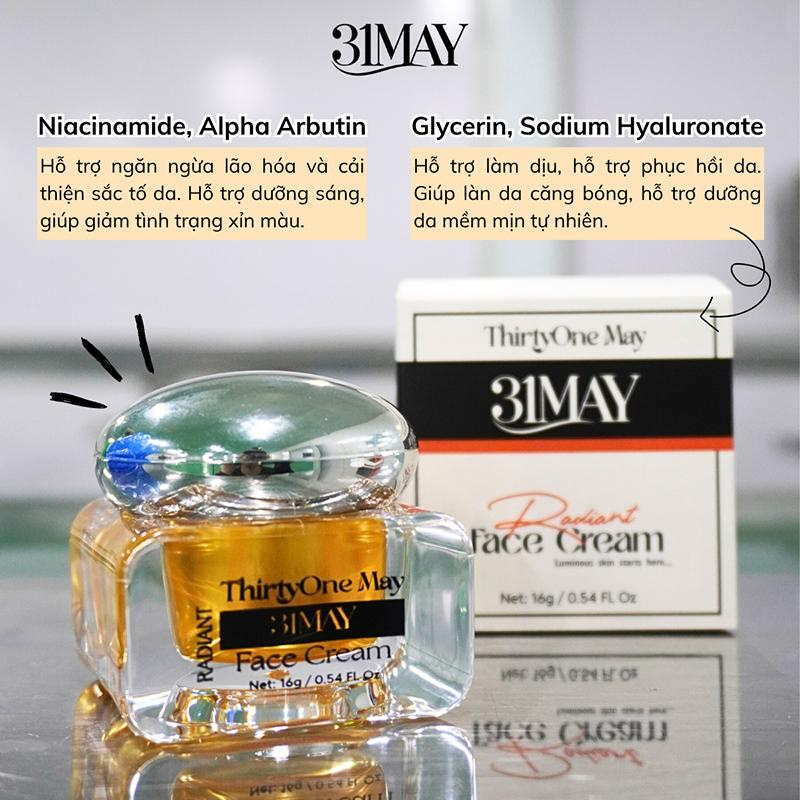 26545_28_20250806143631-7.png Kem Face Nám 31may Radiant - Kem Dưỡng Radiant Thirty One May 16g - 8938562528057