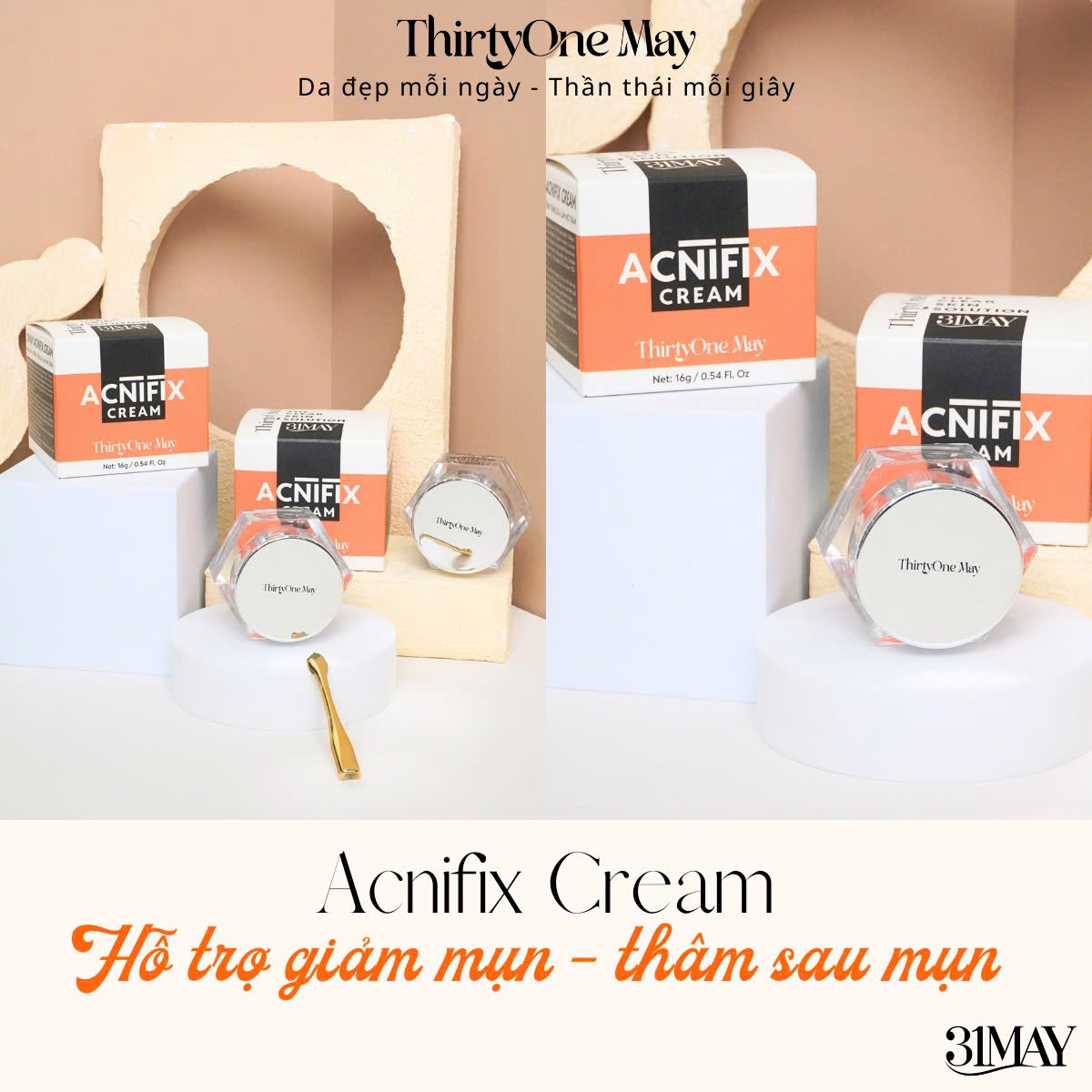 26546_z6908923760909-713e8504b775a68acba143c00a7cc6be_20250820225132-5.jpg Kem Mụn 31may Acnifix 16g – Face Thirty One May Acnifix Chính Hãng - 8938562528088
