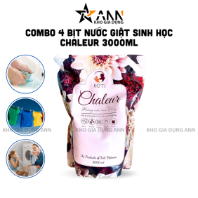 Combo 4 Bịt Nước Giặt Quần Áo Chaleur 3000ml - CHALUER3000ML
