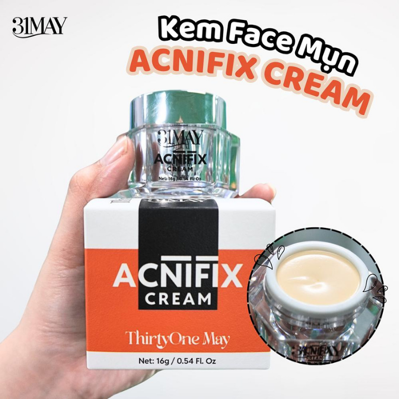 Combo Kem Mụn 31may Acnifix 15g & Serum Mụn 31may Acnidrop 10ml - Mỹ Phẩm Thirty One May