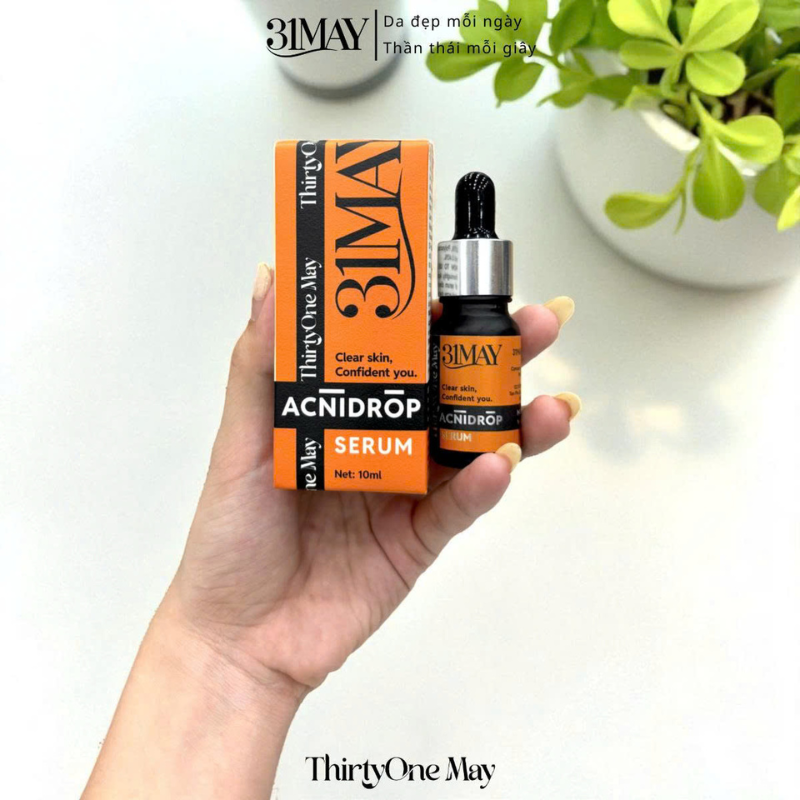 Combo Kem Mụn 31may Acnifix 15g & Serum Mụn 31may Acnidrop 10ml & Sữa Rửa Mặt 31may Hydra Cleanser 100ml - Mỹ Phẩm Thirty One May
