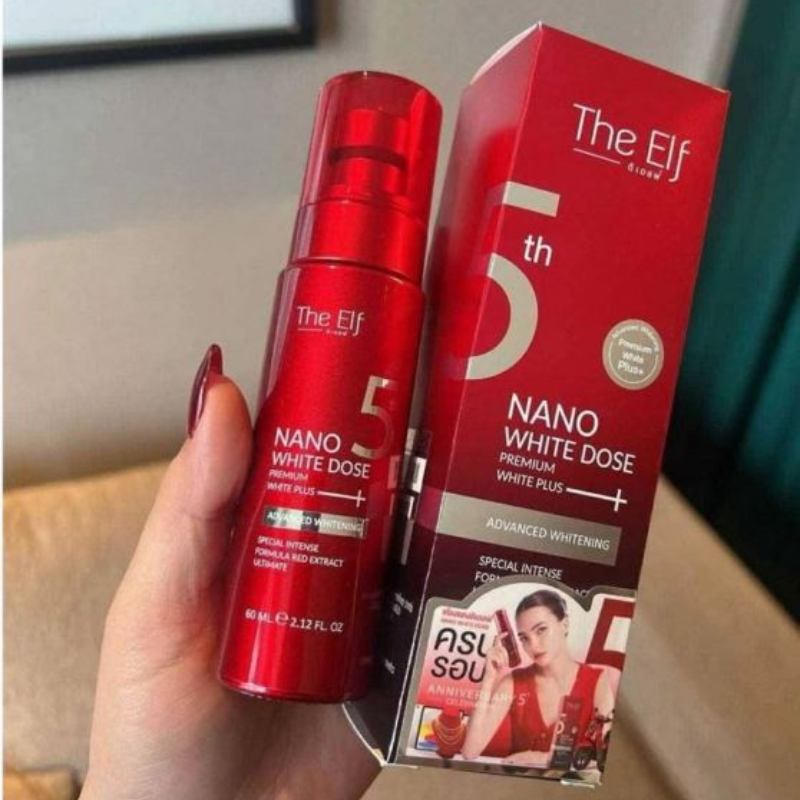 Serum Đỏ Truyền Trắng Body Thái Lan The Elf 60ml - Serum Thái Lan Dưỡng Sáng Da