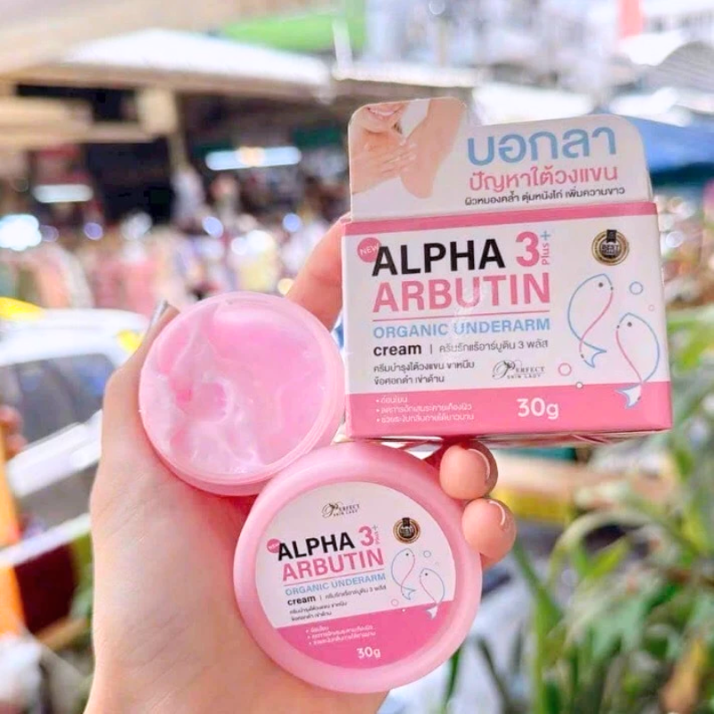 Kem Thâm Nách Alpha Arbutin 3plus Organic Underarm Cream 30g