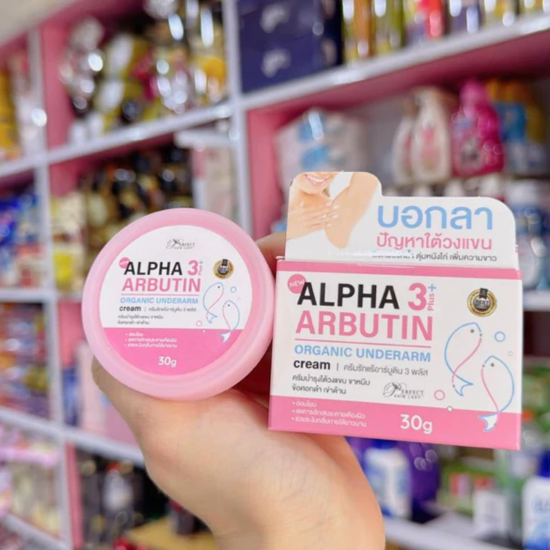 Kem Thâm Nách Alpha Arbutin 3plus Organic Underarm Cream 30g