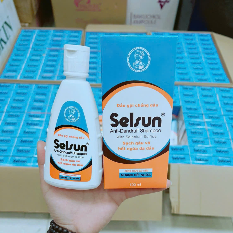 Kho sỉ dầu Gội Chống Gàu Selsun Anti-Dandruff 100ml - Dầu Gội Giảm Gàu Selsun