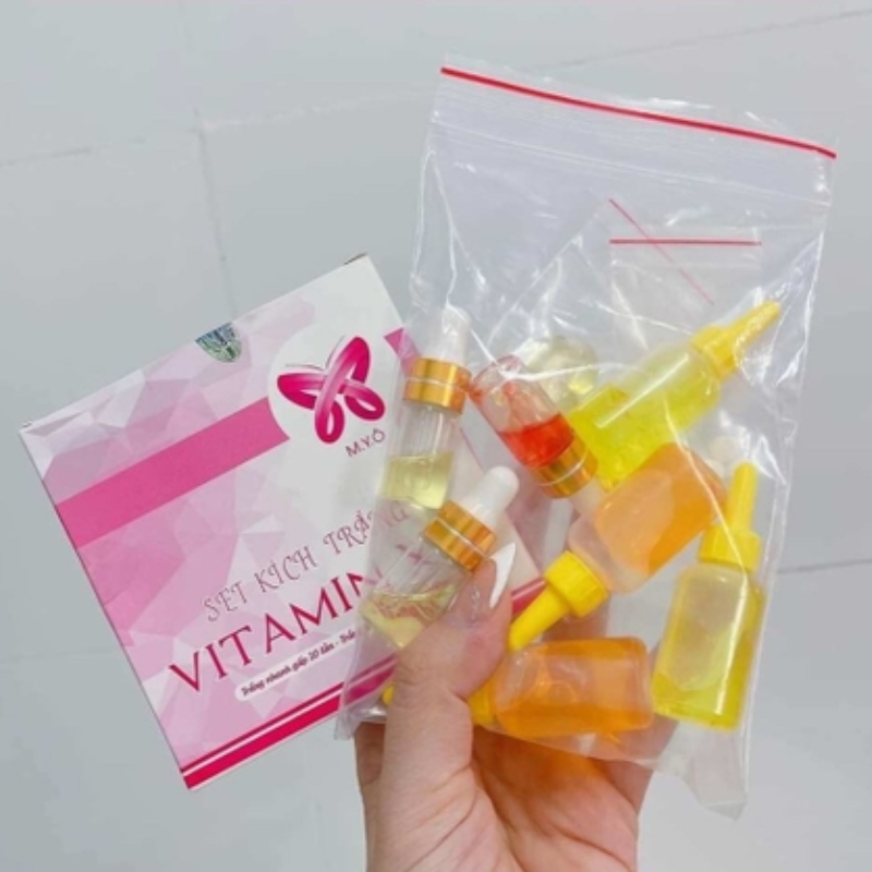 Chuyên sỉ set 1 Bộ 17 Sản Phẩm Kích Trắng Da Vitamin x10 Myo Chuyên sỉ set 1 Bộ 17 Sản Phẩm Kích Trắng Da Vitamin x10 Myo