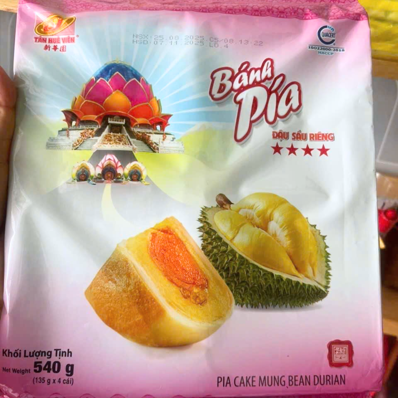 Shop sỉ bánh Pía Đậu Sầu Riêng Thơm Ngon 540g (135g x 4 cái) Shop sỉ bánh Pía Đậu Sầu Riêng Thơm Ngon 540g (135g x 4 cái)