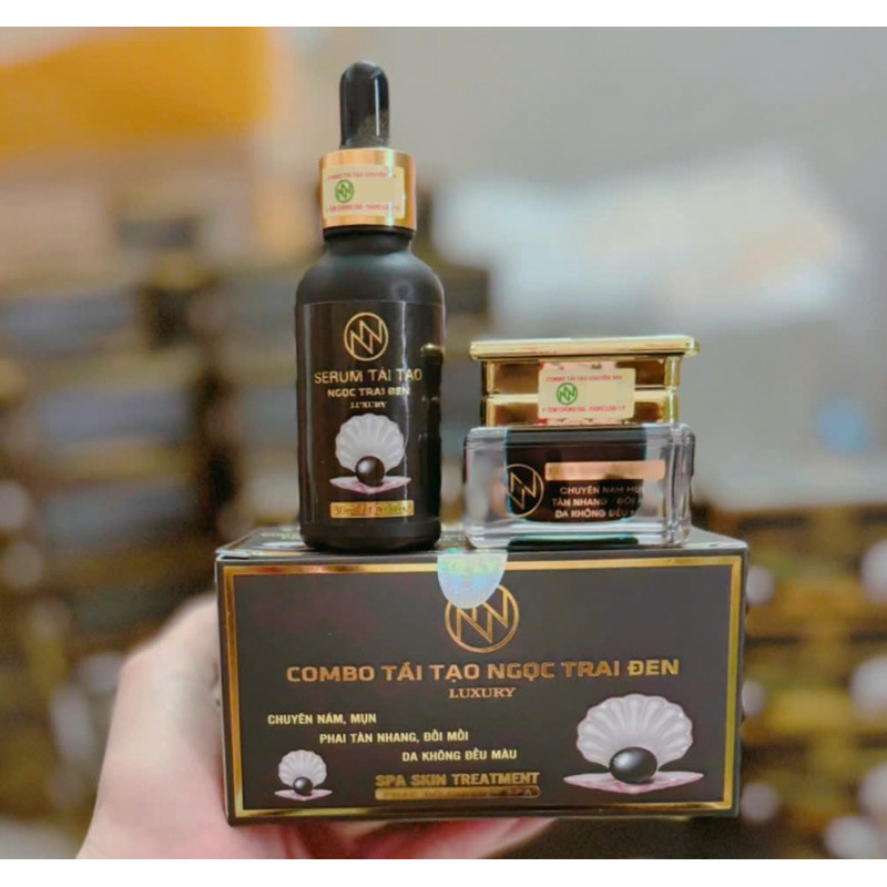 Giá sỉ combo Tái Tạo Ngọc Trai Đen Nn Luxury Serum 30ml & Kem Face 10g Giá sỉ combo Tái Tạo Ngọc Trai Đen Nn Luxury Serum 30ml & Kem Face 10g