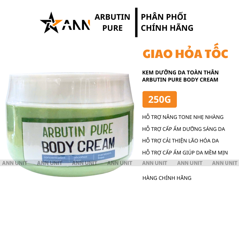 26684_5_20250904122706-1.png Kem Dưỡng Da Toàn Thân Arbutin Pure Body Cream 250g - GLUTAXANH250G