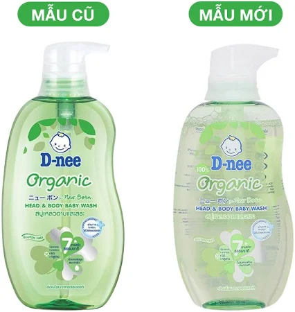 Sữa Tắm Gội Toàn Thân Cho Bé Sơ Sinh Dnee Organic Màu Xanh Lá 380ml Sữa Tắm Gội Toàn Thân Cho Bé Sơ Sinh Dnee Organic Màu Xanh Lá 380ml