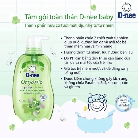 26700_shopping-2_20251109223248.png Sữa Tắm Gội Toàn Thân Cho Bé Sơ Sinh Dnee Organic Màu Xanh Lá 380ml - 8851989061849