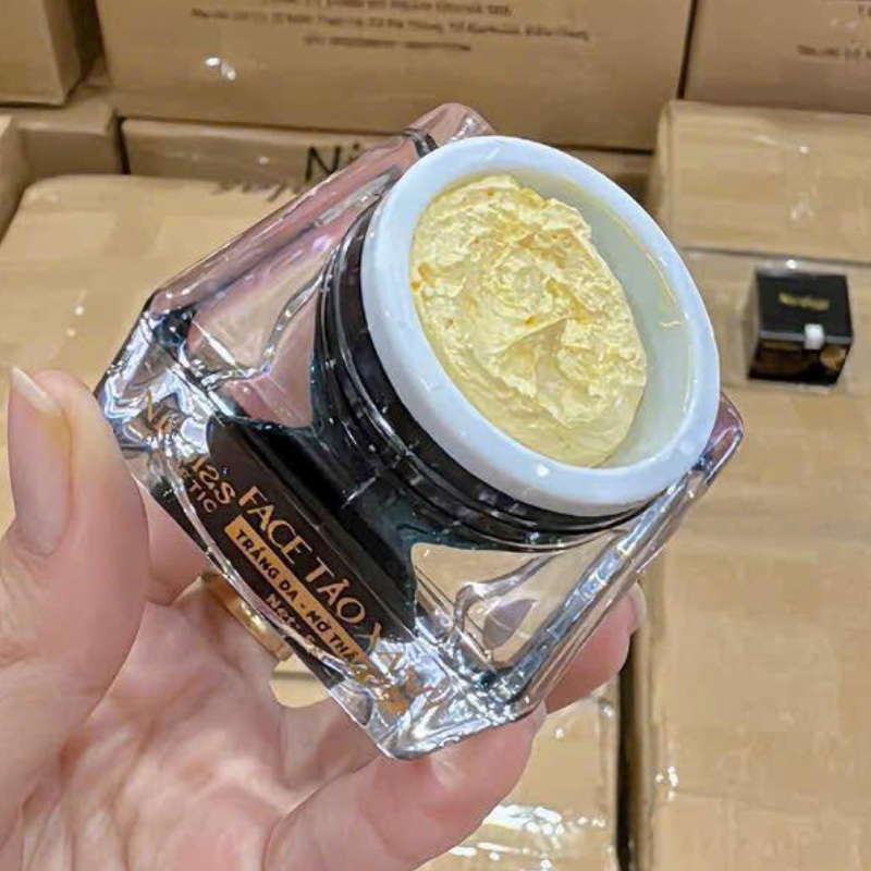 Combo Tái Sinh Nicolas - Serum Peeling 30ml & Kem Face Men Tảo Xanh Collagen 5g