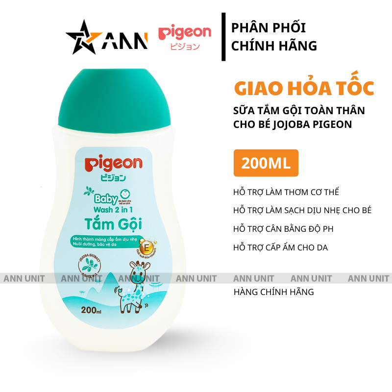 26716_3_20250906163457-1.png Sữa Tắm Gội Toàn Thân Cho Bé Hương Jojoba Pigeon 200ml - 8935103705069