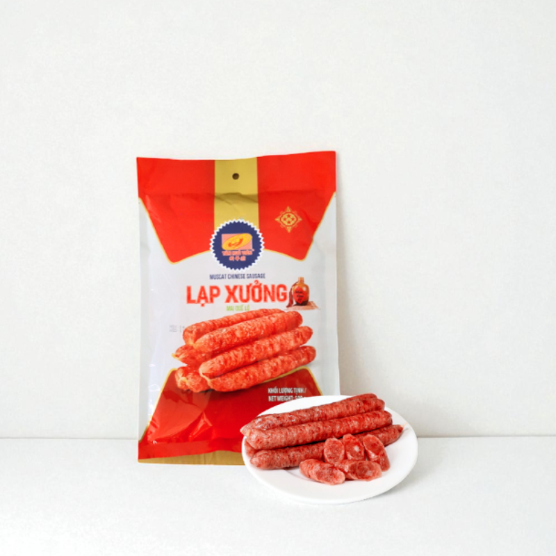 Kho sỉ lạp Xưởng Mai Quế Lộ Tân Huê Viên 500g - Lạp Xưởng Nạc Không Tiêu Kho sỉ lạp Xưởng Mai Quế Lộ Tân Huê Viên 500g - Lạp Xưởng Nạc Không Tiêu