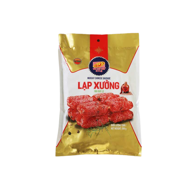 Lạp Xưởng Mai Quế Lộ Tân Huê Viên 500g - Lạp Xưởng Nạc Có Tiêu Lạp Xưởng Mai Quế Lộ Tân Huê Viên 500g - Lạp Xưởng Nạc Có Tiêu