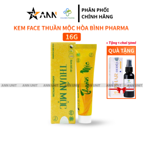 Kem Face Thuần Mộc Hòa Bình 16g + Tặng 1 Chai Antibact Phar Derma 50ml - 8938548173097