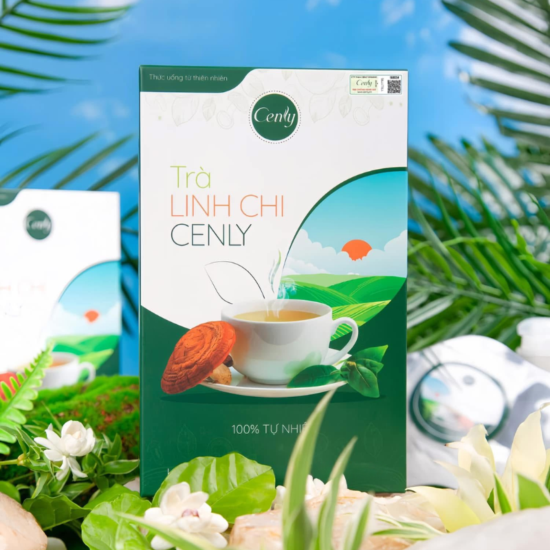Trà Thảo Mộc Linh Chi Cenly Từ Thiên Nhiên Hộp 18g (3g x 6 Gói) Trà Thảo Mộc Linh Chi Cenly Từ Thiên Nhiên Hộp 18g (3g x 6 Gói)